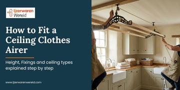 How to Fit a Ceiling Clothes Airer: Height, Fixings & Ceiling Types