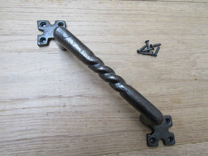 10inch Gothic Door Pull Handle Antique Iron.