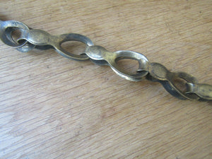Pack Of 10 Chandelier Lighting Chain Links Antique Brass.