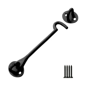 10inch Plain Cast Iron Cabin Hook Black Antique.