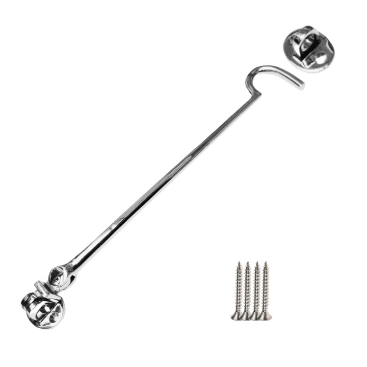 10inch Plain Polished Chrome Cabin Hook.