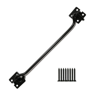 10inch Steel Wire Cabin Hook Catch Black.