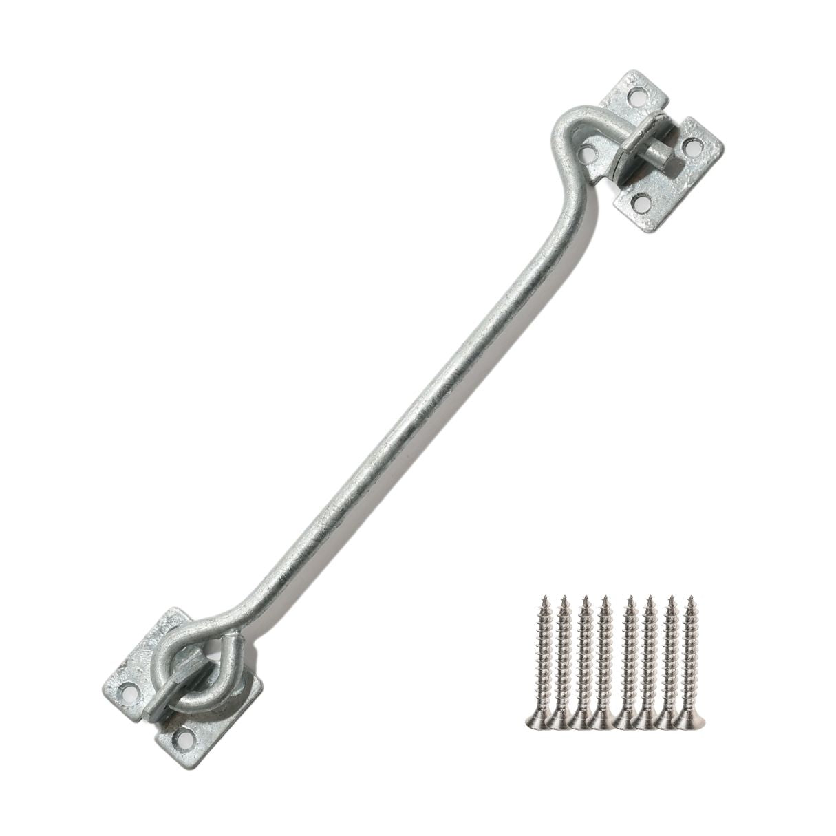 10inch Steel Wire Cabin Hook catch Zinc.