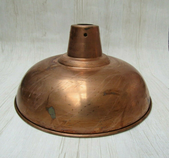 Retro Light shade 11inch Pool Table Antique Copper.