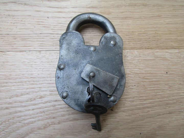 Cast Iron Padlock Antique Iron 4inch.