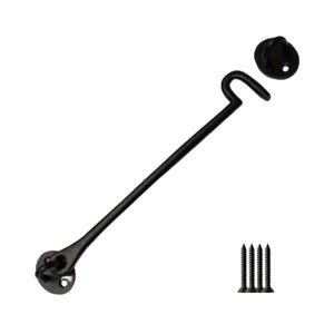12inch Plain Cast Iron Cabin Hook Black Antique.