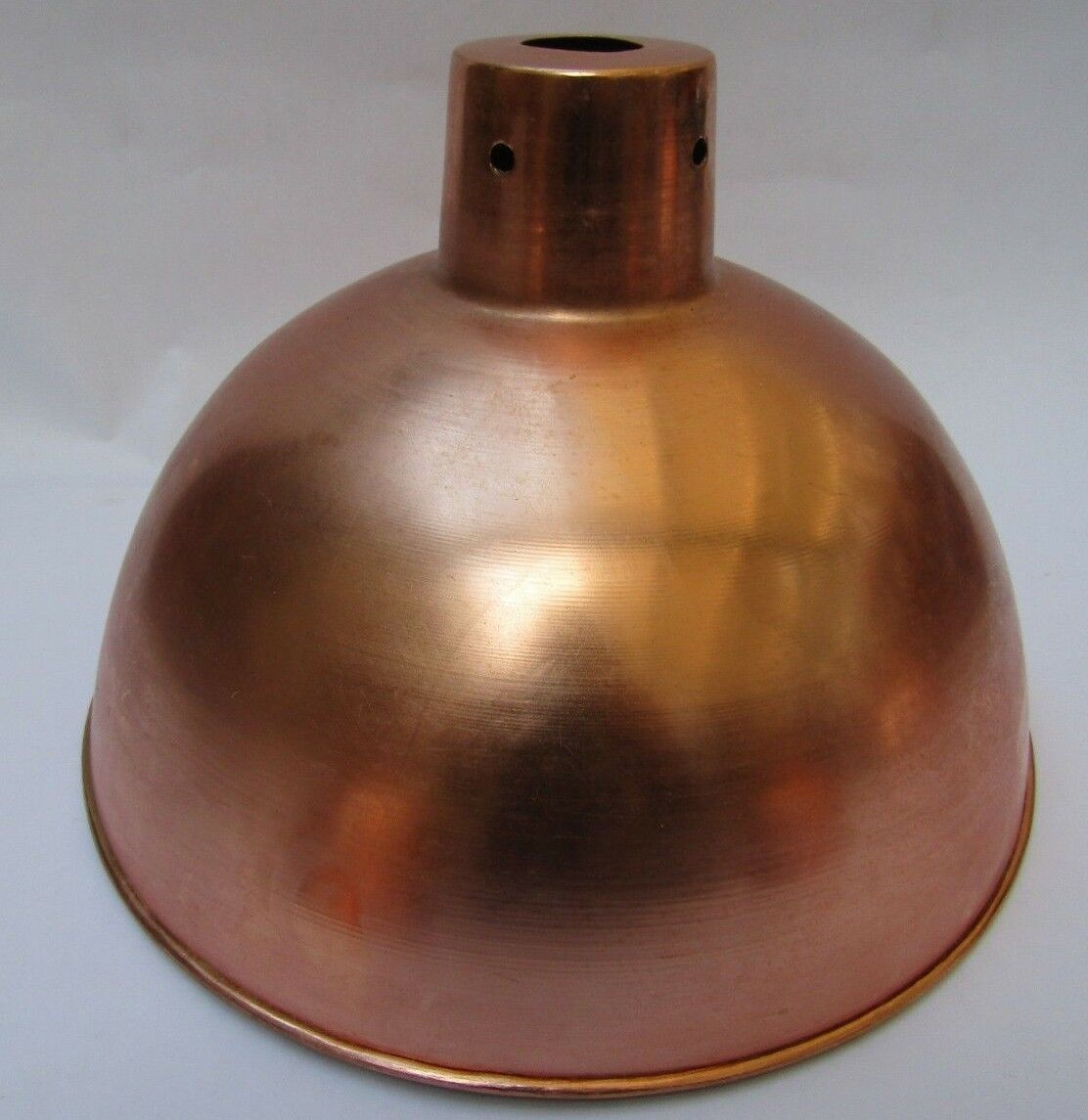 Retro Light shade 10inch Dome Polished Copper.