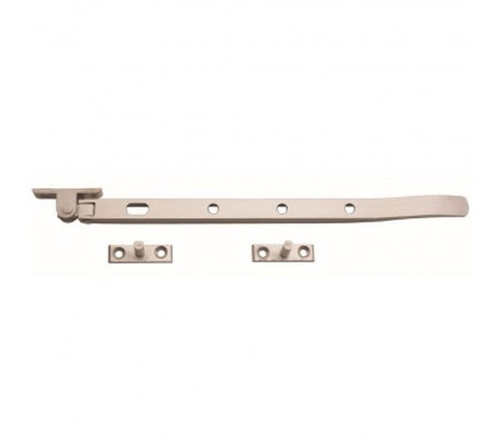 Satin Aluminium Window Casement stay arm 8inch.