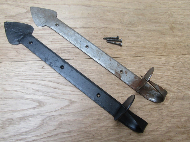 Hand forged Candle Holder black Wax Gothic 14inch.