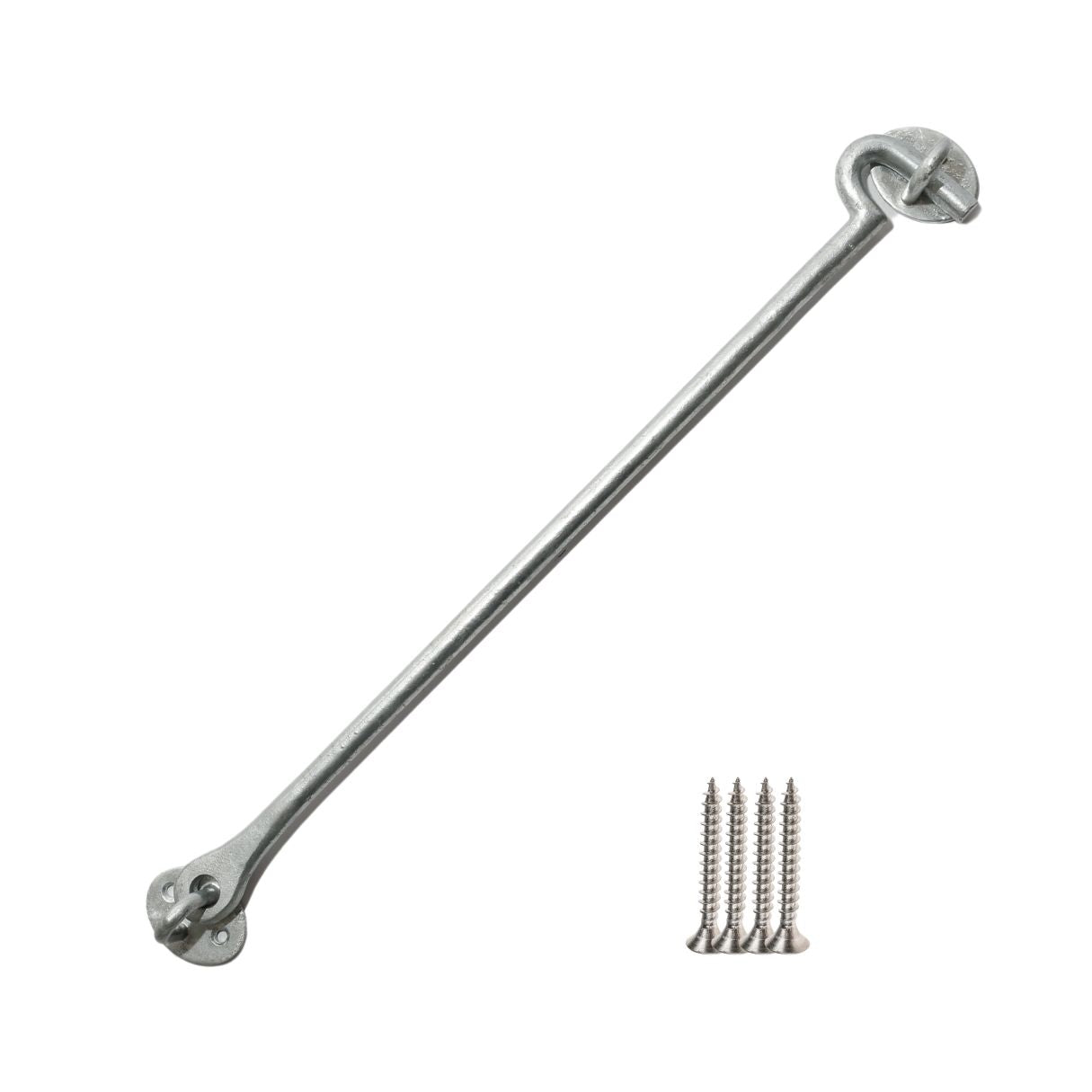 16inch Plain Cast Iron Cabin Hook Galvanised.