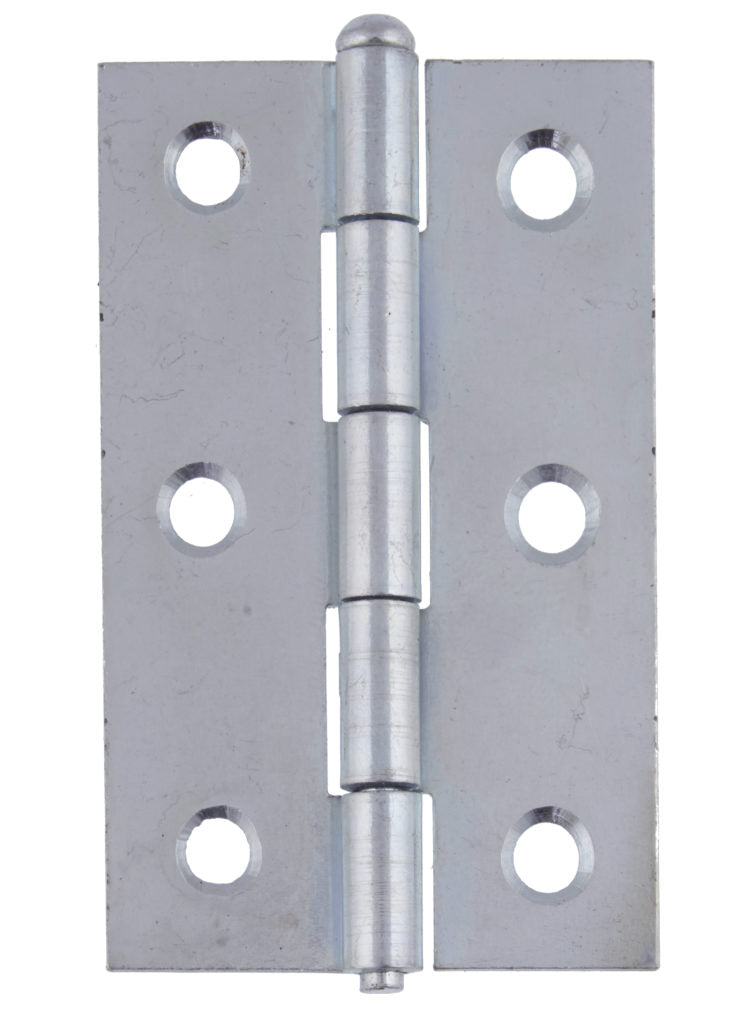 1840 Pattern Loose Pin Butt Hinge 76mm Bright Zinc Plated Door Hinge Pack of 2