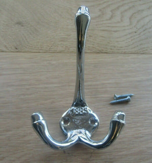 1883 Polished Chrome Coat Hook.