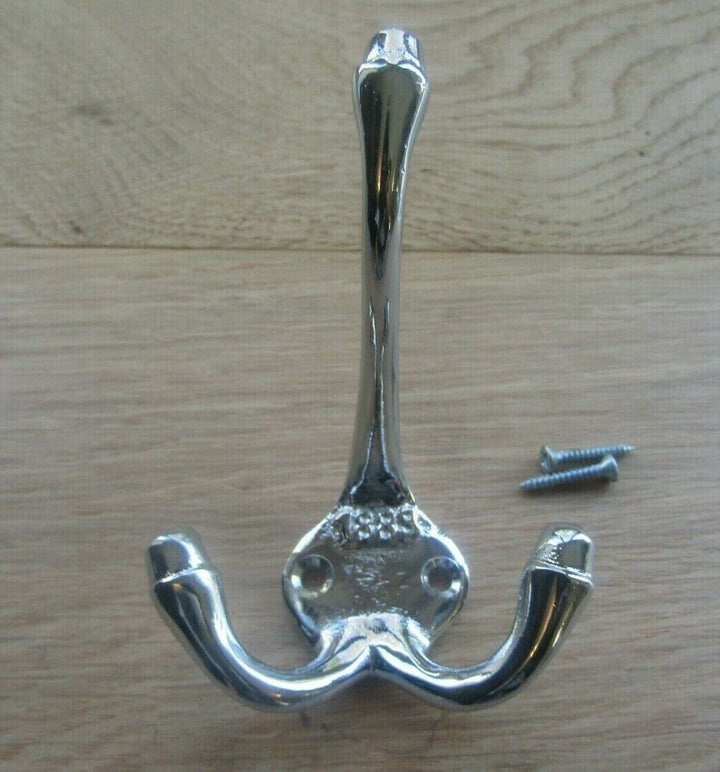 1883 Polished Chrome Coat Hook.