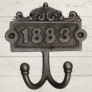 1883 Double Coat Hook.
