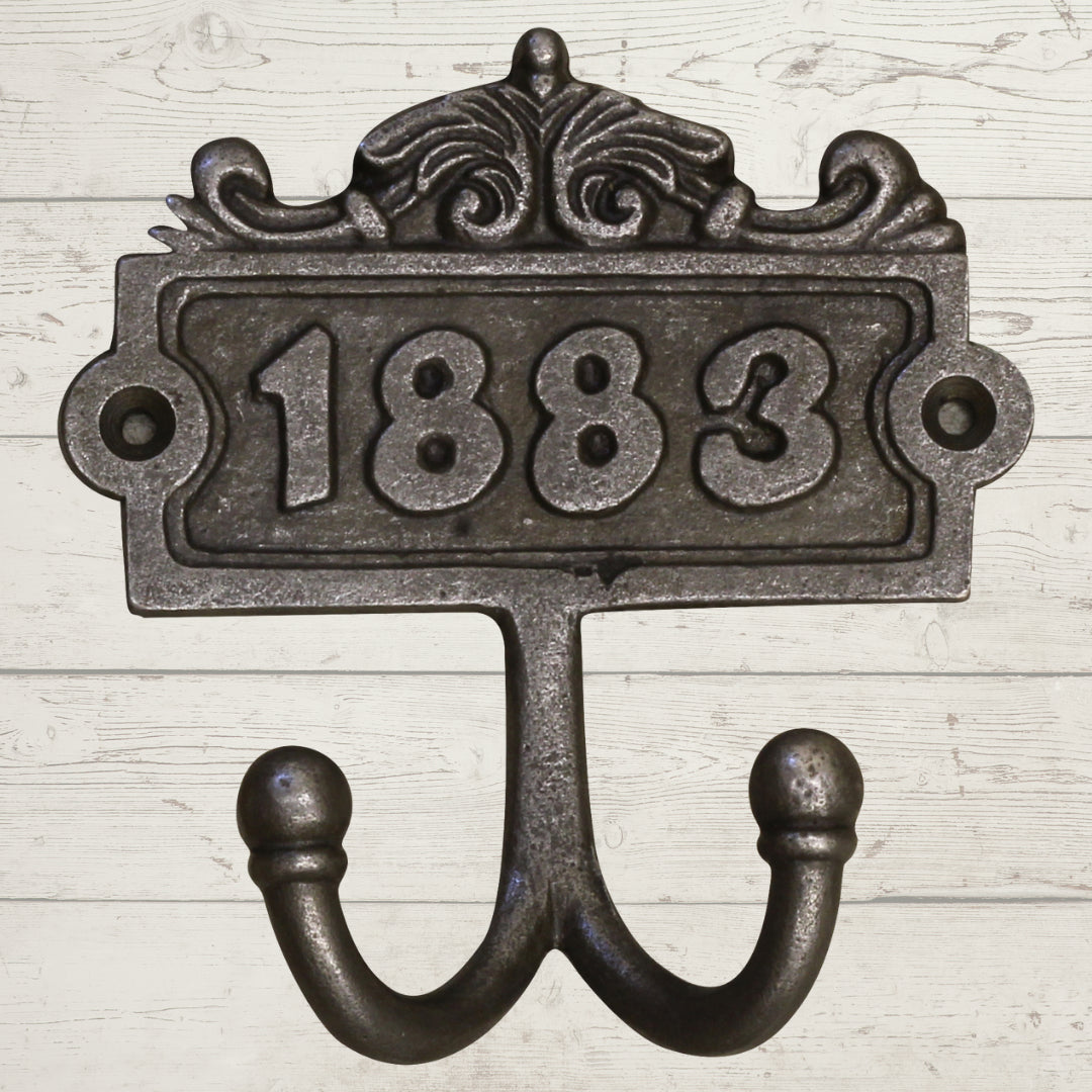 1883 Double Coat Hook.