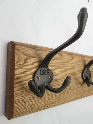 Large 1883 Coat Hook Rail.