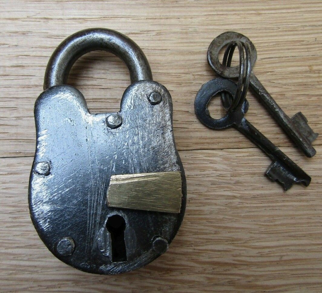 Cast Iron Padlock 2.5inch Antique Iron.