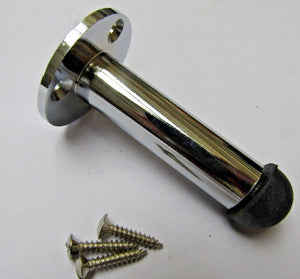 Door Stopper 2.5inch Pipe Polished Chrome.