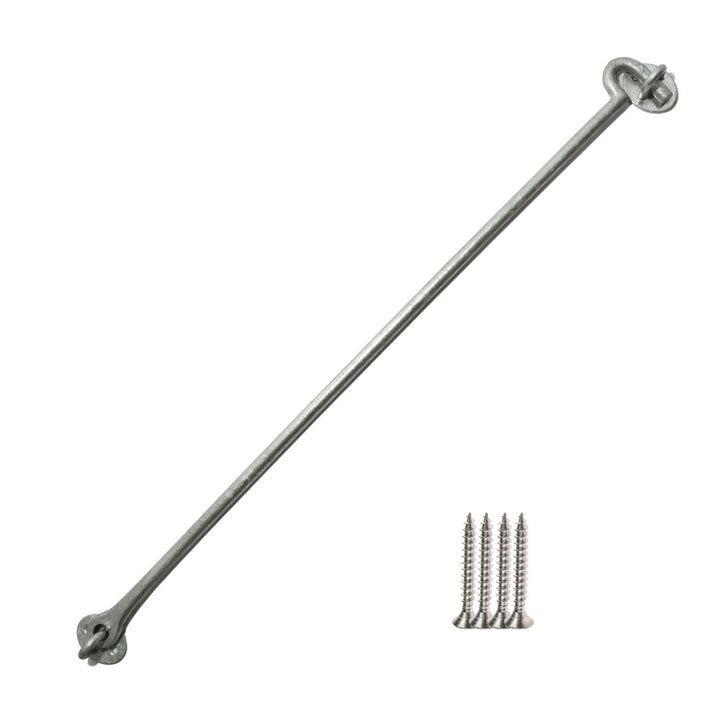 24inch Plain Cast Iron Cabin Hook Galvanised.