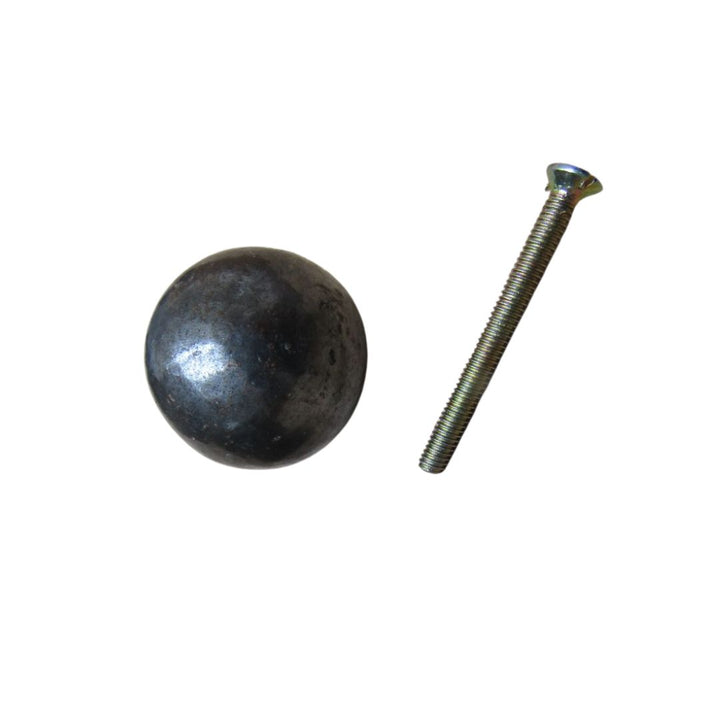 30mm Cannon Ball Cabinet Knob Small - Antique Iron

