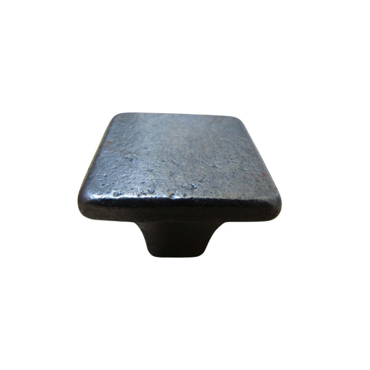 30mm Plain Square Shaker Cupboard Knob Antique Iron

