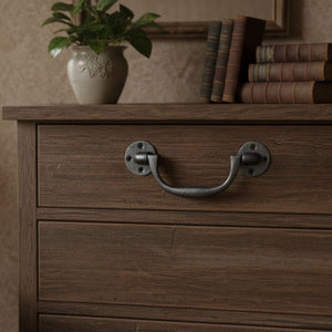 Chest Lifting Swing Handle Antique Iron Finish
