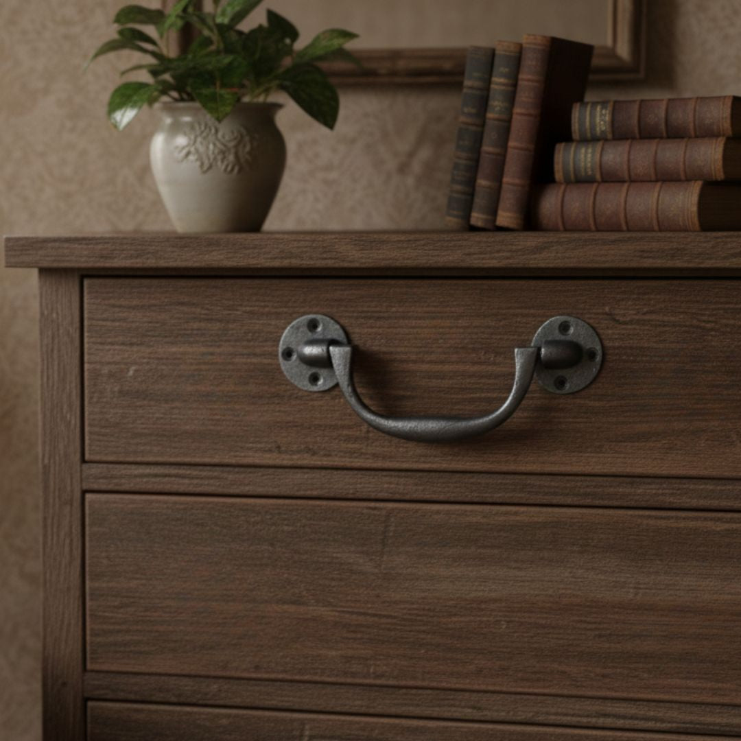 Chest Lifting Swing Handle Antique Iron Finish
