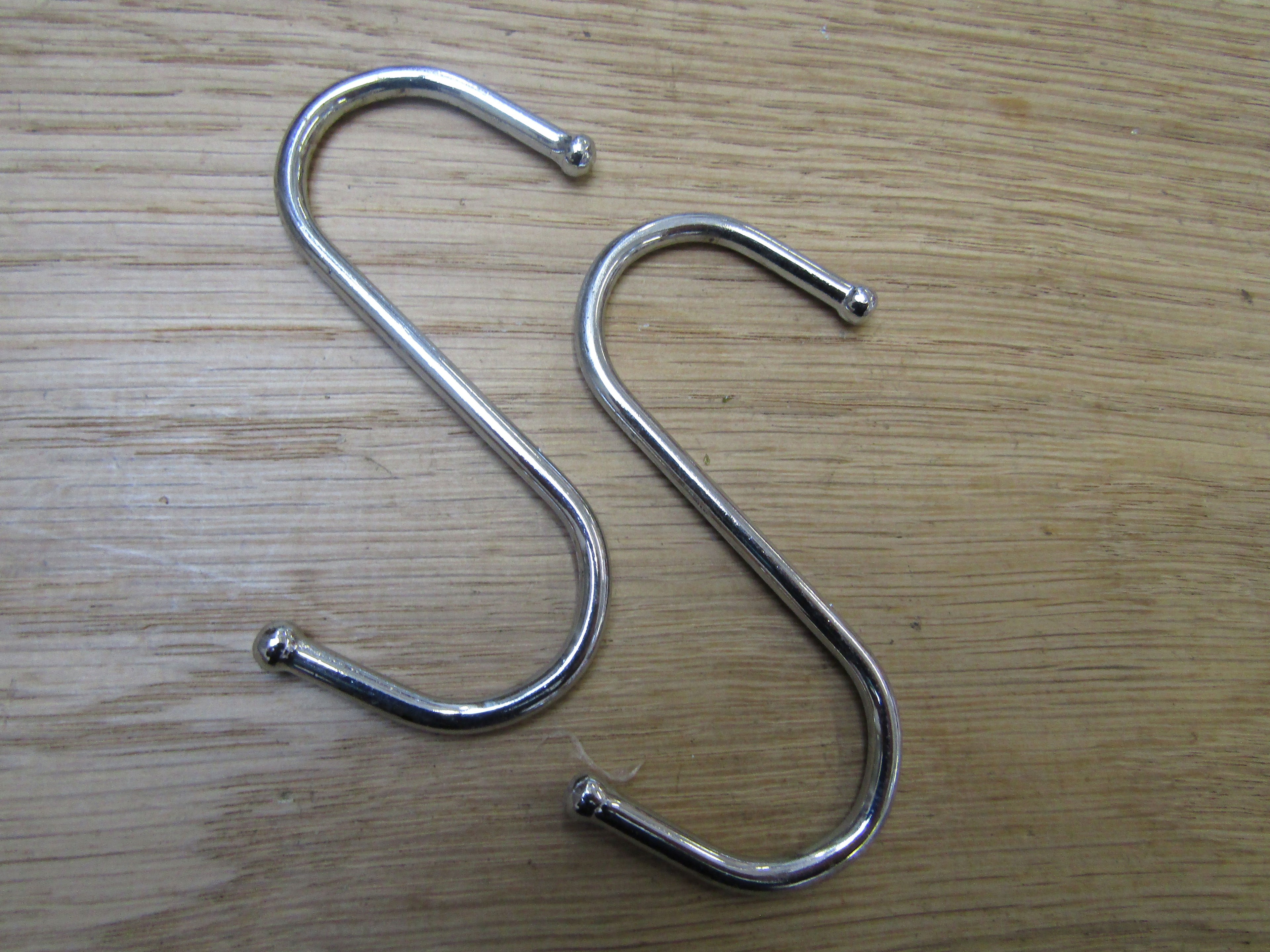 4inch Steel S Hook Chrome.