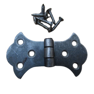 Pair of Butterfly Butt hinge Antique Iron.