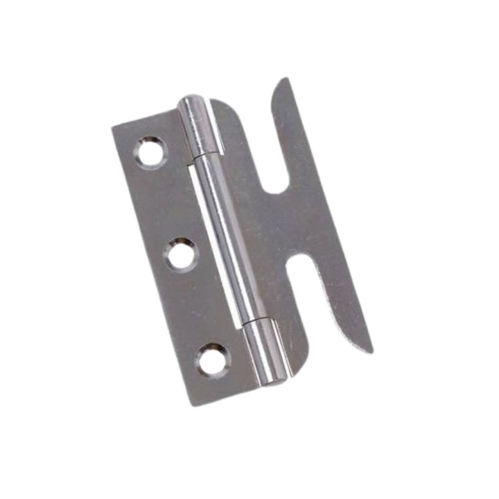 Pair of Slotted Sash Hinges Polished Chrome.