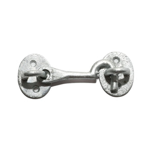 Ironmongery World Plain Cast Iron Metal Cabin Hook Galvanised 3inch.