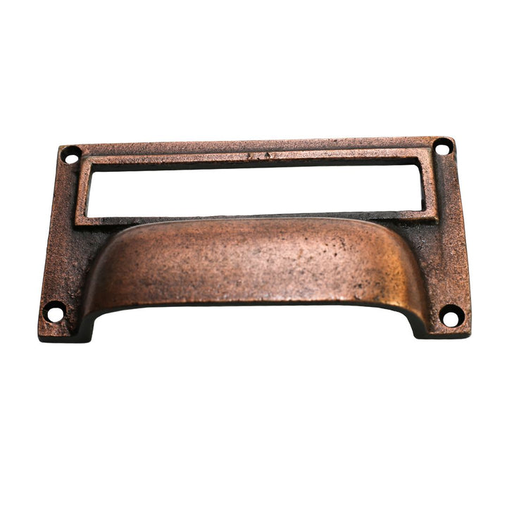 3inch Small Card Holder Cup Handle Antique Copper.