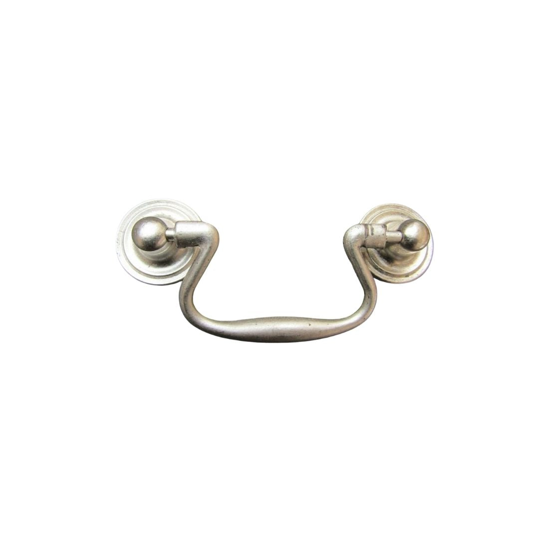 Small Swan Neck Pull Handle Satin Chrome.