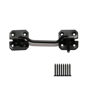 3inch Steel Wire Cabin Hook Catch Black.