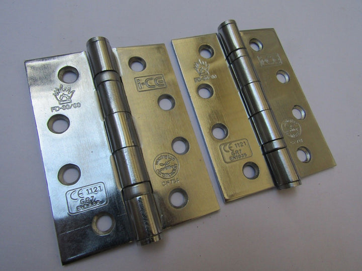 4inch Polished Chrome Door Butt Hinge.