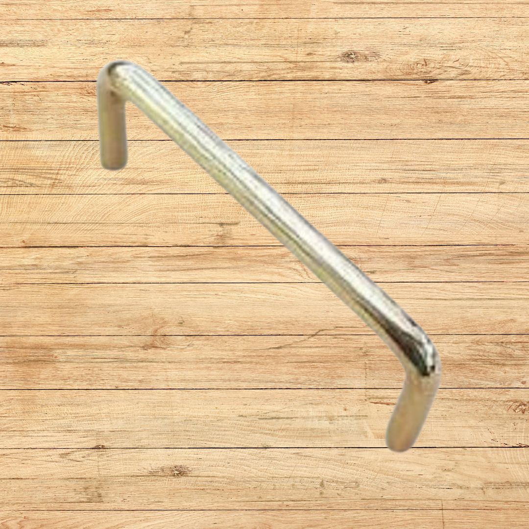 4'' Wardrobe D Pull Handle Polished Brass