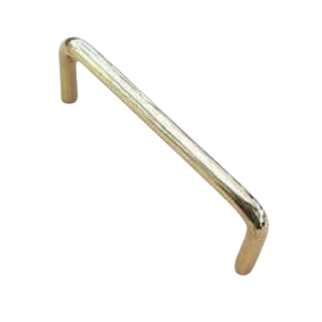 4'' Wardrobe D Pull Handle Polished Brass