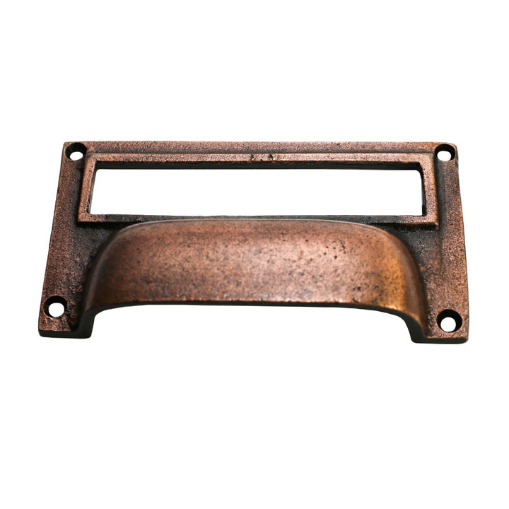 4inch Large Card Holder Cup Handle antique copper.