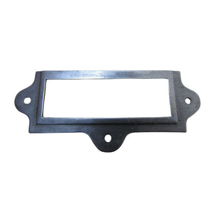 Small Retro Filing Cabinet Card Holder antique iron.