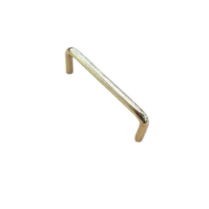 4inch Wardrobe D Pull Handle Polished Brass.