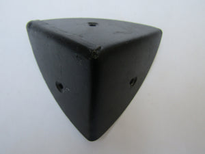 Pack Of 4 Large 70mm Round Chest Corners Black.