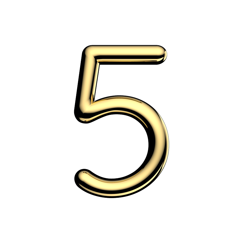 Ultion Sweet Numerals 5