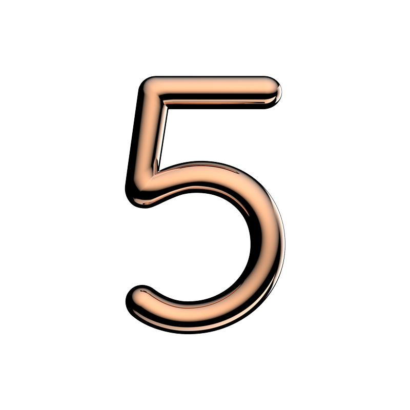 Ultion Sweet Numerals 5