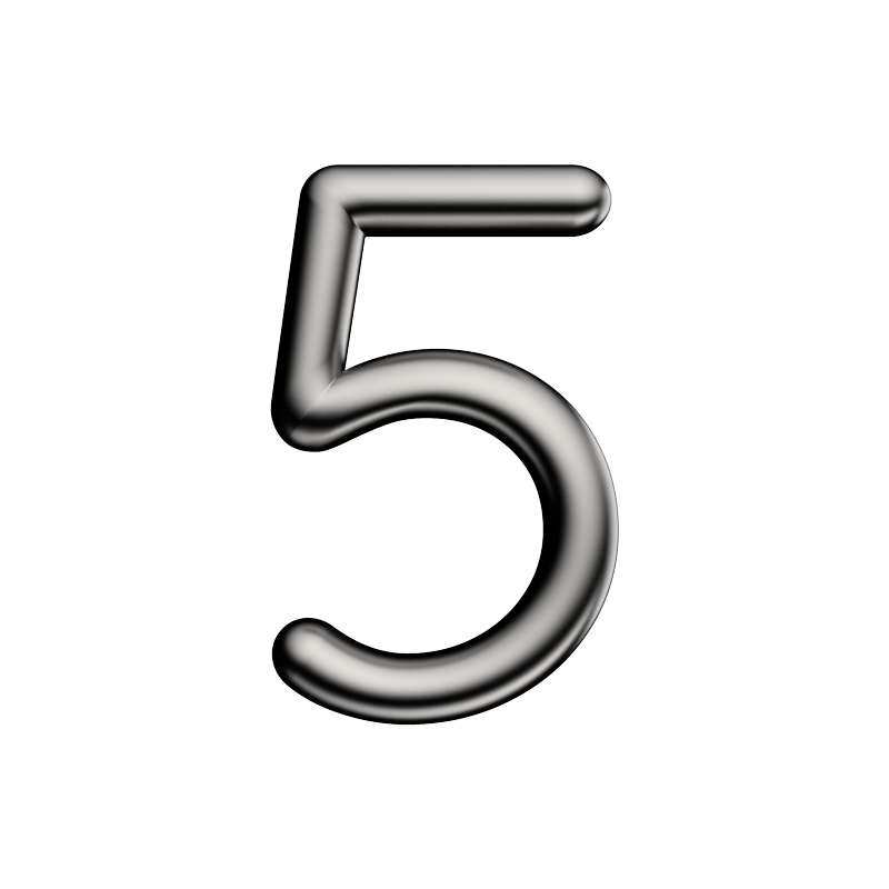 Ultion Sweet Numerals 5