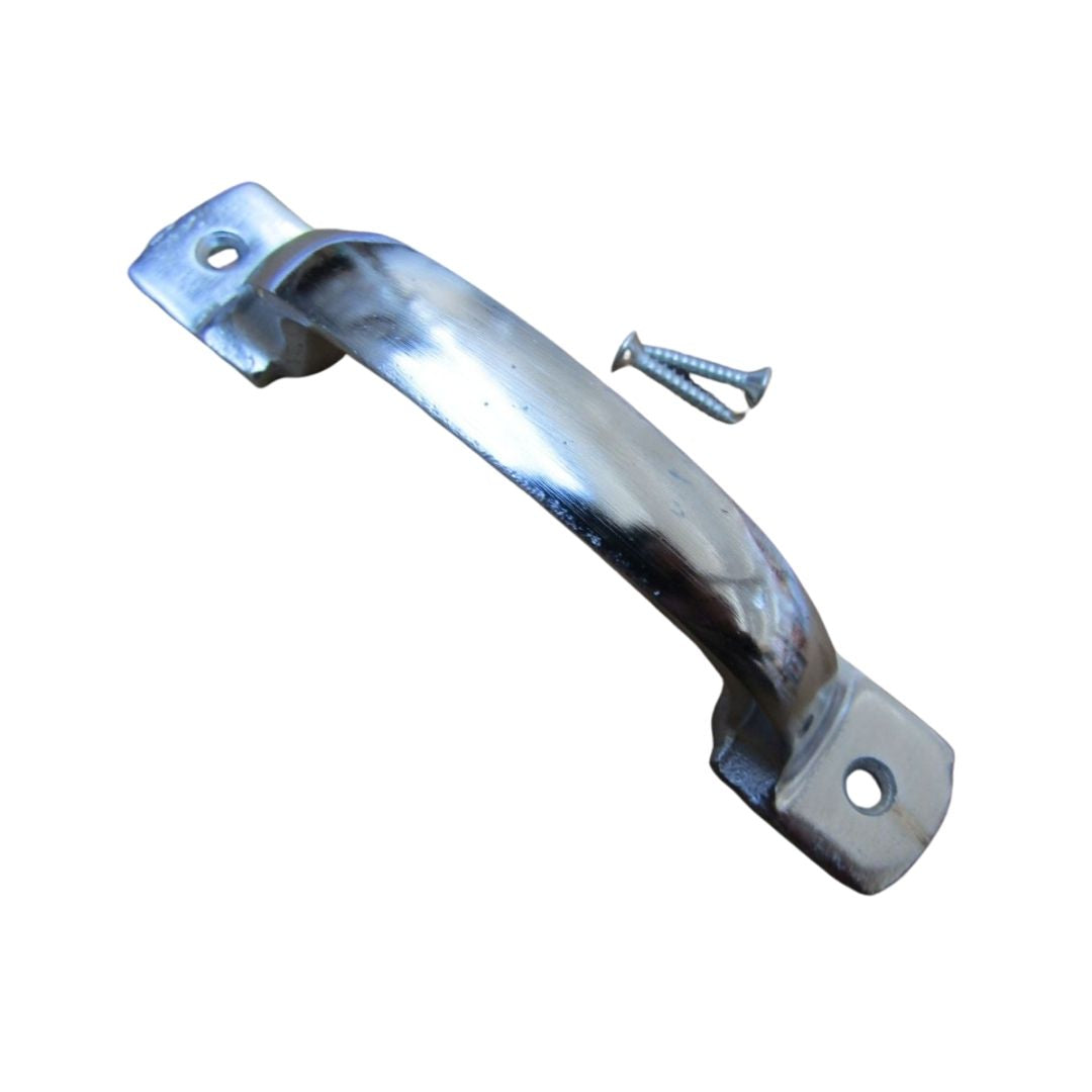Chunky D Cabinet Pull Handle 5inch Chrome On Iron.
