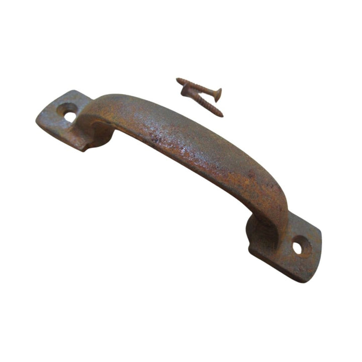 Chunky D Cabinet Pull Handle 5inch Rust.