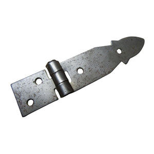 Pair of Small Antique Iron Steel Strap Hinge.