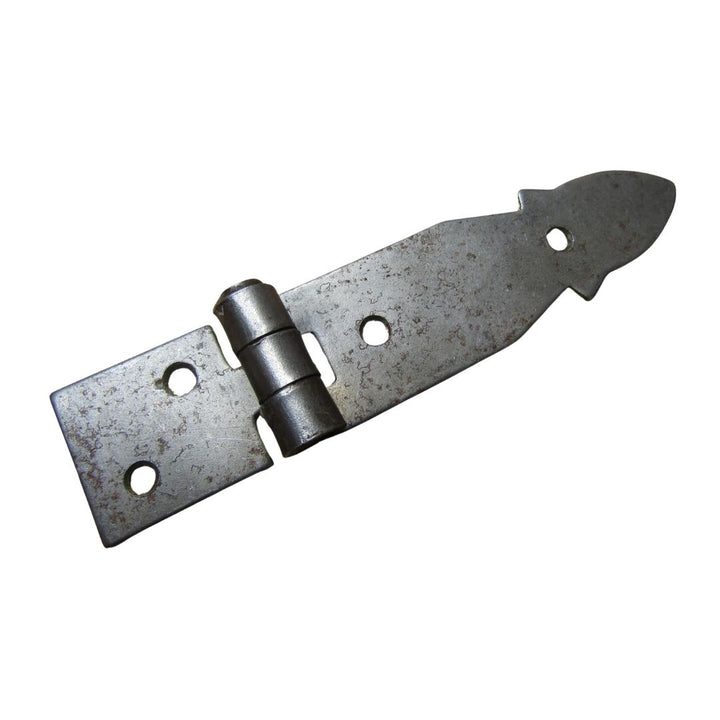 Pair of Small Antique Iron Steel Strap Hinge.