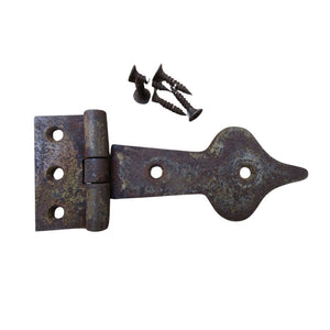 Pair of Spearhead Steel Cabinet Hinge Rustic.