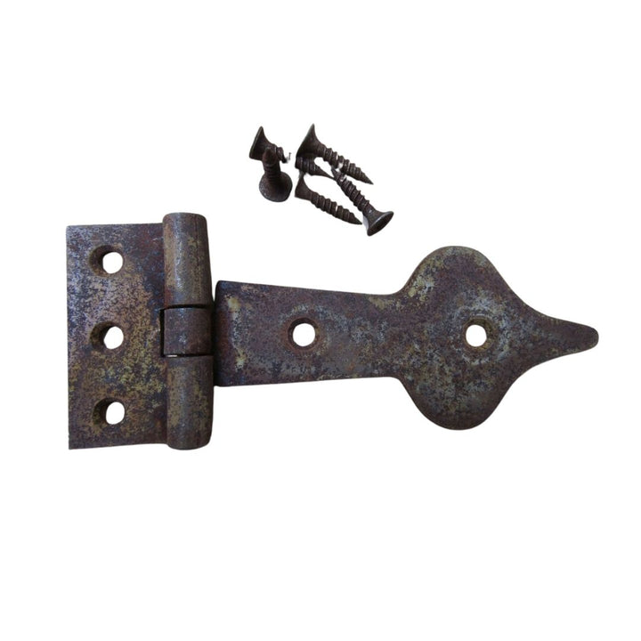 Pair of Spearhead Steel Cabinet Hinge Rustic.
